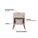 Ver imagem 3 de Mesa de Apoio Infantil Melinda com 1 Gaveta - Rosa