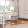 Mesa de Apoio Infantil Melinda com 1 Gaveta - Rosa - 1
