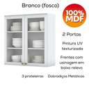 Ver imagem 5 de Cozinha Modulada 9 Pecas 240cm Ce856 Americana Henn Branco Nature