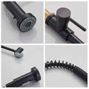 Ver imagem 4 de Torneira de Cozinha Monocomando Gourmet Extensível Preto - Brinovar