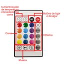 Ver imagem 6 de Lampada Musical Led Rgb Bluetooth Controle Usb Musica Festa Comemoraçao Aniversario Evento Casa Conf