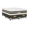 Cama Box Queen Castor Silver Star Air Double Face Tecnopedic 158x198x61 + Box Castor - 1