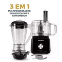 Ver imagem 3 de Multiprocessador Britânia 3 em 1 1000W Lâminas Inox BMP900C - 220V