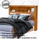 Ver imagem 3 de Cabeceira Para Box Casal 140cm Com Nichos 131 Nature Tebar