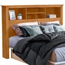 Ver imagem 1 de Cabeceira Para Box Casal 140cm Com Nichos 131 Nature Tebar
