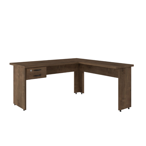 Mesa em L para Escritório C/gavetas Turim 100% Nacional