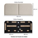 Ver imagem 3 de Cabeceira Casal Queen 160 cm Organica com LED Linho Bege Vconcept