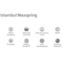 Ver imagem 4 de CONJUNTO: BOX COM BAÚ + COLCHÃO HERVAL ISTAMBUL MOLAS MAXSPRING KING SIZE 193X203X79