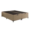 Ver imagem 3 de CONJUNTO: BOX COM BAÚ + COLCHÃO HERVAL ISTAMBUL MOLAS MAXSPRING KING SIZE 193X203X79