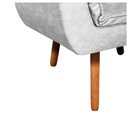 Ver imagem 6 de Kit 02 Poltronas Opala Corano Pés Palito Castanho D\'rossi Branco