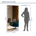 Ver imagem 4 de Espelho Decorativo 180x90cm Retangular Yescasa