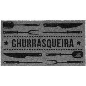 Capacho Vinil Super Print Churrasqueira 40x75cm Kapazi