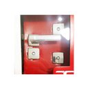 Ver imagem 2 de Fechadura 3F 740T117KIT3CR Kit Tetra Roseta Quadrada