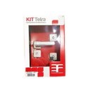 Ver imagem 1 de Fechadura 3F 740T117KIT3CR Kit Tetra Roseta Quadrada