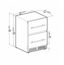 Ver imagem 4 de Gaveta Refrigerada Cuisinart Arkton Advanced 145L em Aço Inox 220V 4093160002