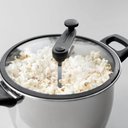 Ver imagem 7 de Pipoqueira Aço Inox Fundo Triplo Tramontina Allegra 5,6l com Tampa de Vidro