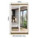 Ver imagem 4 de Guarda-roupa Solteiro Madesa Tokio 2 Portas de Correr de Espelho 2 Gavetas