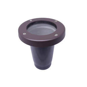 Embutido de Solo Iluminação Jardim Piso Chão Externo Par 20:marrom