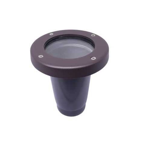 Embutido de Solo Iluminação Jardim Piso Chão Externo Par 20:marrom