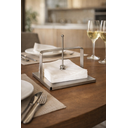 Ver imagem 6 de Porta Guardanapo Aço Inox 304 Escovado Mesa Casa Bar Restaurante Cozix