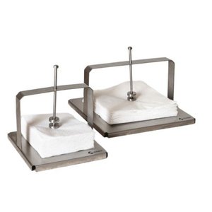 Porta Guardanapo em Aço Inoxidável Cozix