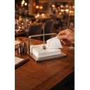 Ver imagem 3 de Porta Guardanapo Aço Inox 304 Escovado Mesa Casa Bar Restaurante Cozix