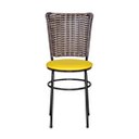 Ver imagem 3 de 2 Cadeiras para Mesa Preta Hawai Avelã:amarelo