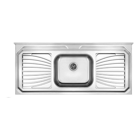 Pia de Inox 1,20 X 0,53 Escorredor com Válvula