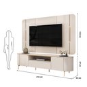 Ver imagem 7 de Rack com Painel para Tv de até 75 Polegadas Dj Móveis Areta 2 Portas