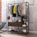 Ver imagem 1 de Módulo Closet 2 Gavetas 2 Nichos com Ganchos Tubular Sevilha Espresso Móveis