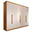 Ver imagem 3 de Guarda-roupa Casal Madalena 6 Portas 4 Gavetas 100% Mdf - Panorama Móveis