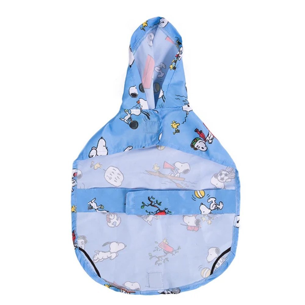 Capa de Chuva para Cachorro Snoopy azul Aventura Zoos Pets Cães - M - 2