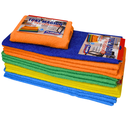 Ver imagem 2 de Kit 24 Panos de Chão Microfibra Flabom Têxtil 50x70 Alta Absorção e Secagem Rápida