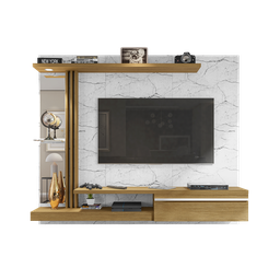 Painel para TV até 55 Polegadas LED Prateleira de Vidro Denver - 7
