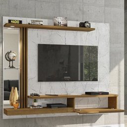 Painel para TV até 55 Polegadas LED Prateleira de Vidro Denver - 9