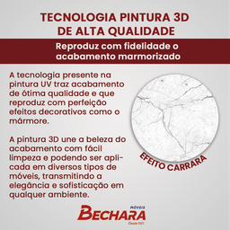 Painel para TV até 55 Polegadas LED Prateleira de Vidro Denver - 6