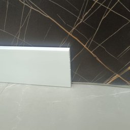 Rodape 10cm Poliestireno 50010 Liso Arquitech - 2,4 Metros - 5
