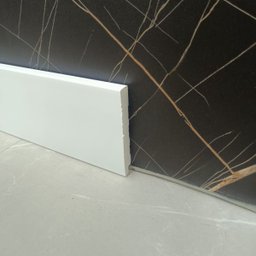 Rodape 10cm Poliestireno 50010 Liso Arquitech - 2,4 Metros - 4