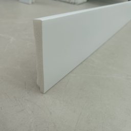 Rodape 10cm Poliestireno 50010 Liso Arquitech - 2,4 Metros - 2