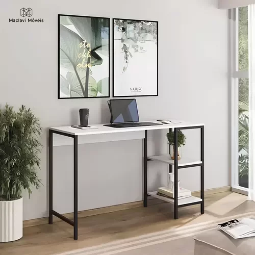 Mesa na Cor Branca Mdf - 3