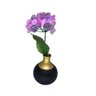 Vaso de Cerâmica Decorativo Colonial Vintage Preto Dourado Fort Line Vaso Cerâmico Decorativo Coloni - 10
