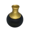 Ver imagem 5 de Vaso de Cerâmica Decorativo Colonial Vintage Preto Dourado Fort Line Vaso Cerâmico Decorativo Coloni