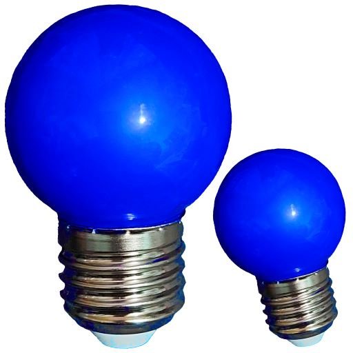 Kit 05 Lâmpadas Led Mini Bulbo Bolinhas 1w E27 110v Amarelo:110v - 5