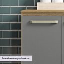 Ver imagem 5 de Balcao com Tampo 3p 1g 120 Cm Versalhes Freijo Gris Ktp