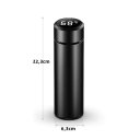 Ver imagem 2 de Garrafa Térmica MS704 500ml Inox Inteligente com Medidor de Temperatura Ideal para Viagens Escritóri