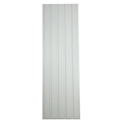 Painel Ripado Versátil Modular: Kit 10 Unid. 90x27cm Larg. (2,43m²) Talatto Painéis Branco Tx