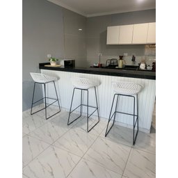 Painel Ripado Versátil Modular: Kit 10 Unid. 90x27cm Larg. (2,43m²) Talatto Painéis Branco Tx - 4