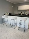 Ver imagem 4 de Painel Ripado Versátil Modular: Kit 10 Unid. 90x27cm Larg. (2,43m²) Talatto Painéis Branco Tx