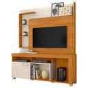 Ver imagem 4 de Estante Home Theater Ícaro com Mesa de Centro Frizz Cinamomo Off White - Madetec