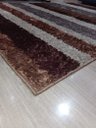 Ver imagem 4 de Tapete Sala 2,00x3,50m Grande Pelo Macio Capucino Listrado